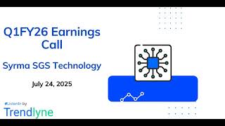 Syrma SGS Technology Earnings Call for Q1FY26