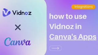 How to Use Vidnoz in Canva