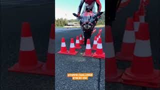 KTM RC 390 STOPPIE CHALLENGE #shorts
