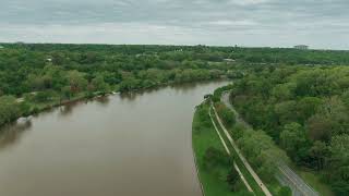 Peaceful River Views | Aerial Nature Escape #dronview #riverview #rivervibes #relaxingviews