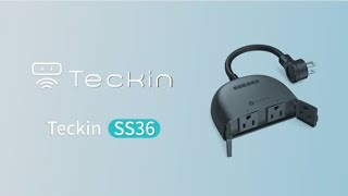 Teckin SS36 Outdoor Smart Plug Operation Demonstration