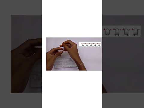 Series connection in breadboard 🎉💫#robotics #music #audio #lyrics #india #dance #roboticsclub #word
