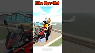 Flying Bike Npc Girl in Indian Bikes Driving 3D #game #shorts #viral #youtubeshorts #funny 🤣 #video