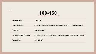 Pass the 100-150 CCST Networking in 2025 | Free Practice Questions