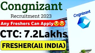 Congnizant Recruitment 2023 | Fresher| Permanent| Congnizant Hiring 2023| Congnizant Jobs 2023 | Mnc