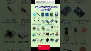 Different types of sensors #ytshorts #ytviral #sensor #iot #tech #chips #micro