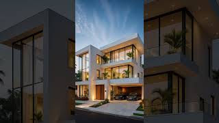Minimalist Three Story Modern Villa – Maximizing Light and Integrated Greenery #outdoors
