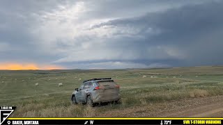 TORNADO THREAT INCREASING IN MONTANA! - LIVE STORM CHASER