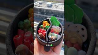 "Mastering Miniature Clay Hot Pot! 🍲✨" #MiniatureArt #ClayHotPot #DIYCreations #TinyFoodArt #shorts
