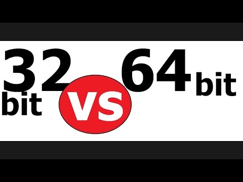 32 bit vs 64 bit operating system/computers