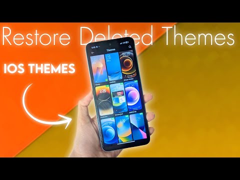 How To Use Xiaomi Deleted Themes In HyperOS/MIUI | All iOS Themes Available |