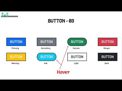 Button 03 || HTML & CSS || With Source Code || CSS Button