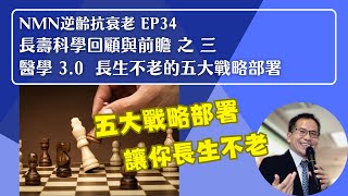 NMN 逆齡抗衰老系列 Ep34：長壽科學回顧與前瞻 之 三🔍 醫學 3.0👨‍⚕️ 長生不老的五大戰略部署 | 逆齡抗衰老⏪ | Dr. SAM🥼