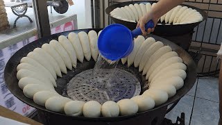 대만 찐빵 만들기 마스터 / traditional steamed bread making skills - taiwanese street food
