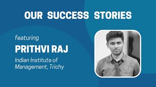 #InternPRO​ - Feedback Prithvi Raj (IIM Trichy 2019-21)