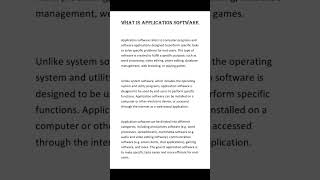 what is application software#software #what #application #applicationsoftware