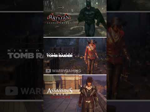 Batman Arkham Knight vs Rise of the Tomb Raider vs AC Syndicate | Rain Physics