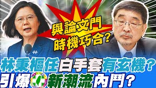林秉樞任"白手套"?如"包工程"有不同價碼?「嘉」暴引爆"新潮流"內鬥?施正鋒驚曝:與"論文門"時機巧合?! @中天電視CtiTv