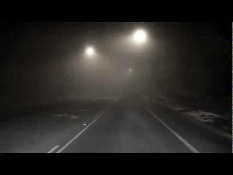 A foggy night drive
