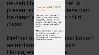 Inheritance Features in Java #inheritance #javainterviewquestionsandanswers #javainterview #java