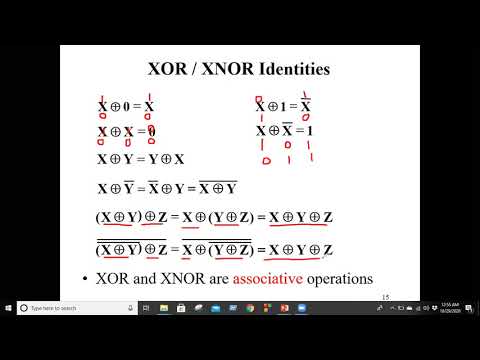 DS Lecture 12.2 | XOR XNOR Gate | ODD Function and Even Function