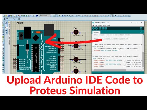 How to upload Arduino IDE code to proteus simulation | How to Upload code in proteus