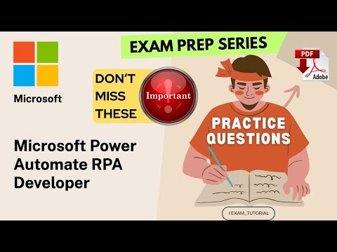 PL-500 Exam Tutorial🔥IMPORTANT TOPICS🔥| Microsoft Power Automate RPA Developer MICROSOFT | Tips &