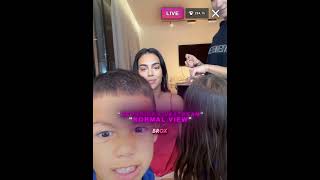 Ronaldo Crashed Georgina's Live 📉☠️ #shorts #viral #funny #trending