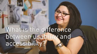 What is the difference between accessibility and usability?