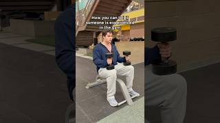 How you can tell if someone is experienced in the gym