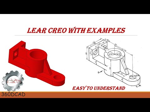 PTC Creo Part Modeling With Example (Creo Learning)