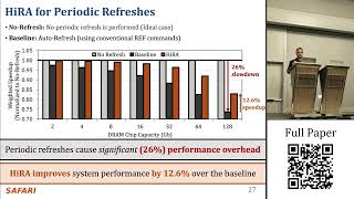 HiRA: Hidden Row Activation for Reducing Refresh Latency of Off-the-Shelf Chips - MICRO22 Live Talk