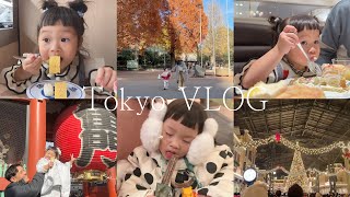🇯🇵東京VLOG｜上野動物園/聖誕節的迪士尼/錐錐第一次穿和服/Harbs水果千層/afternoon tea雜貨家居/旅行結束後的行李打包