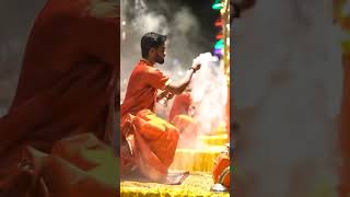 shorts video viral 🔥❤️#gangaaarti#gangaassi ghat #banaras#joy#full#moments#lighting #colouring#city