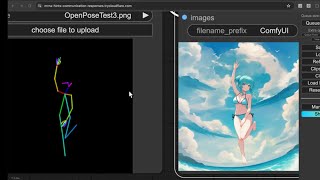 15 How to use OpenPose and ControlNet to control the pose and hand for your comfyUI generation