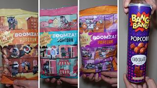 BOOMZA POPCORN|Thai style shrimp soup, spicy curry, honey chicken (bonus)BANG!BANG!chocolate popcorn