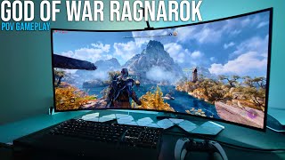 God of War Ragnarok is EPIC on a LG 45" UltraWide OLED | LG45GX950A HDR Gameplay | RTX 5090