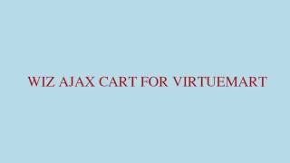 Wiz Ajax Cart For Virtuemart