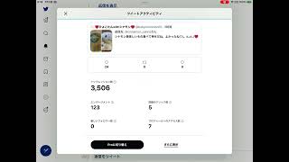 2022年7月3日　ツイートのツイートアクティビティ　インプレッション数3,506　サンリオ　シナモロール