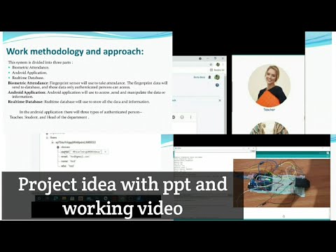 PROJECT Idea || PPT with WORKING Video || with android studio and arduino