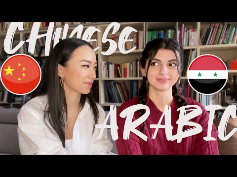 🇸🇾【Arabic video】Arabic-Chinese exchange with my syrian friend(subtitles)