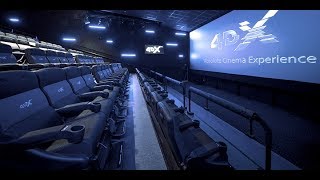 4DX Cinemas Next Generation - Motion Seats, Wind, Fog, Lighting, Bubbles, Water & Scents