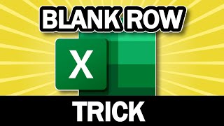 Excel Trick: How to Add Any Number of Blank Rows in SECONDS!