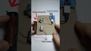 Powering BMS TP4056 with a DC Motor.! #diy #inventions #project #inventiontech #shorts #shortvideo