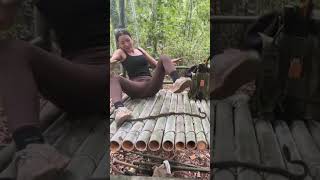 Survival Girl #SurvivalSkills #MountainSurvival #OceanSurvival #AdventureTime #OutdoorLife