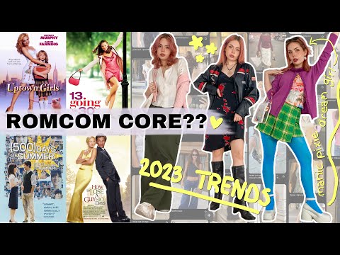 ROMCOM CORE is a 2023 trend?? styling iconic 2000's romcom characters ♡