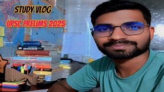 Full Night Study Vlog | Last 28 days for UPSC Prelims 2025 | Realistic Study Routine