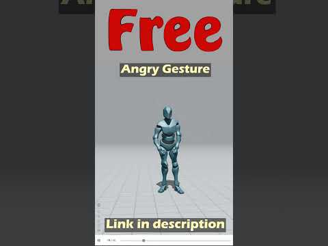 Angry Gesture. Free Mixamo animation for Daz Studio's Genesis 9
