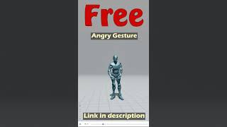 Angry Gesture. Free Mixamo animation for Daz Studio's Genesis 9