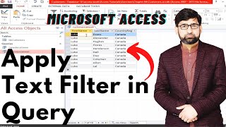 How to Filter Text Data in MS Access: A Step-by-Step Tutorial
